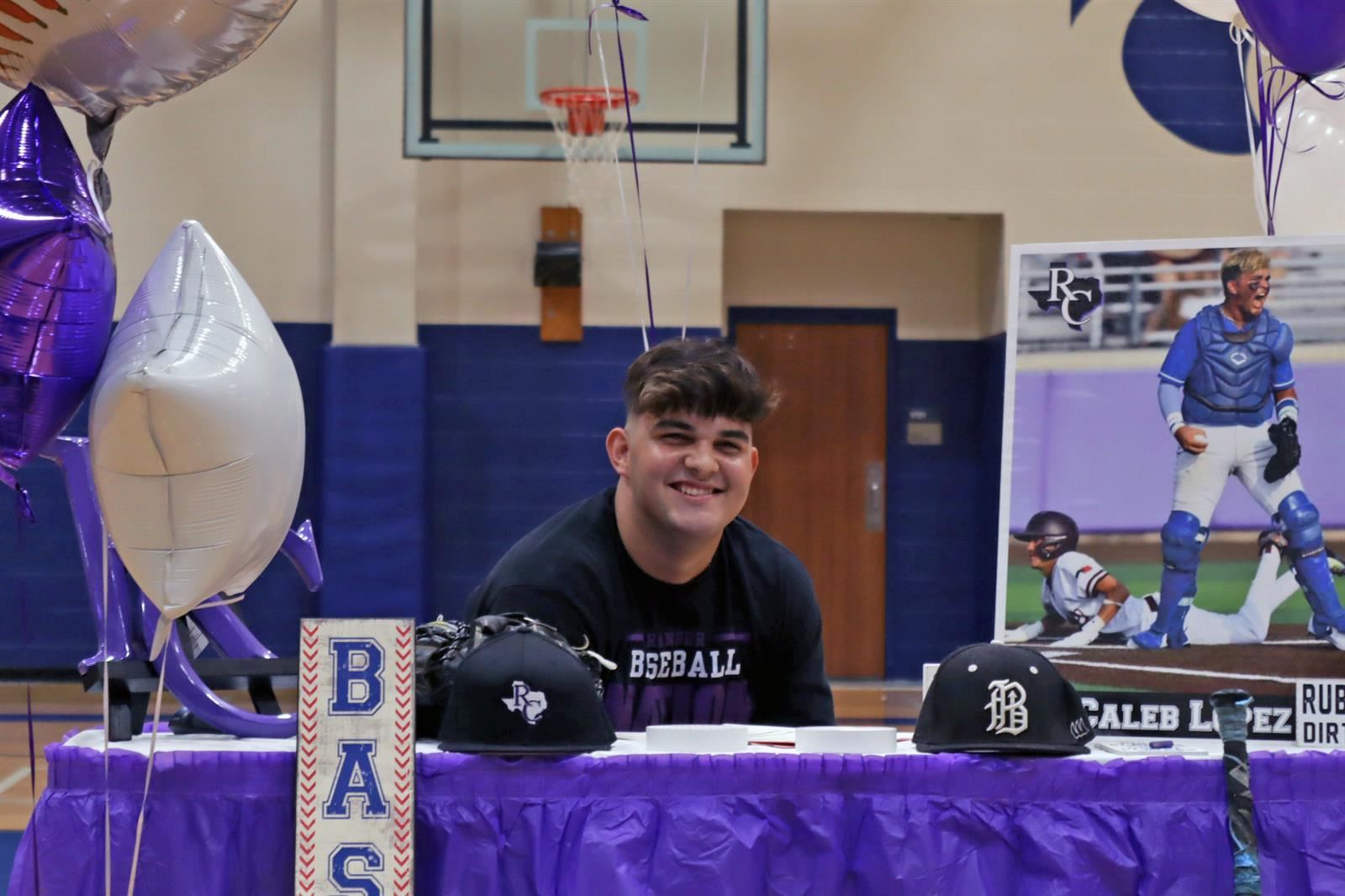 Cypress Creek High School senior Caleb Lopez signed a letter of intent to play baseball at Ranger College.